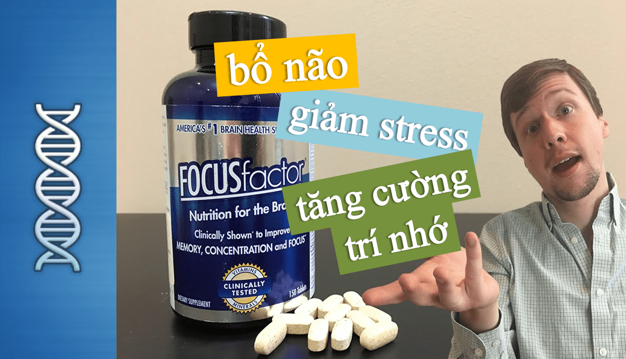 Thuốc bổ não tăng cường trí nhớ Focus Factor 150 viên của Mỹ