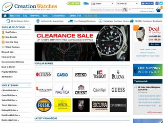 httpwwwcreationwatchescom Tổng hợp các trang website mua hàng online ở Mỹ