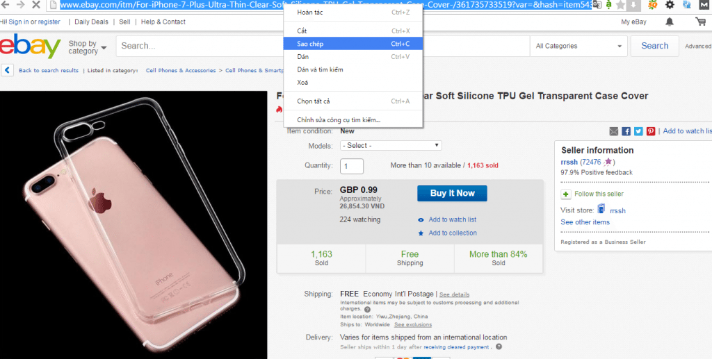 Buy on ebay ship to Vietnam with ebay service vn, ebay vietnam, shopping on ebay