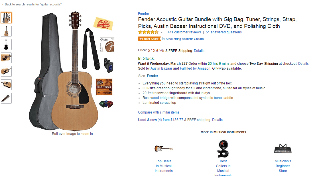 mua-dan-guitar-acoustic-tu-amazon-gia-re Hướng dẫn mua đàn guitar acoustic từ amazon ship về Việt Nam giá rẻ