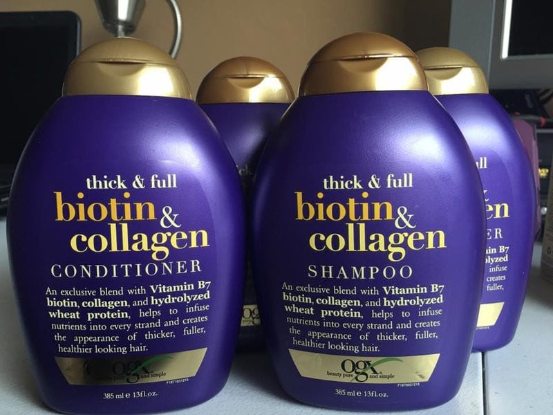 Kan ignoreres Displacement Breddegrad Complete set of Thick & Full Biotin Collagen shampoo from USA