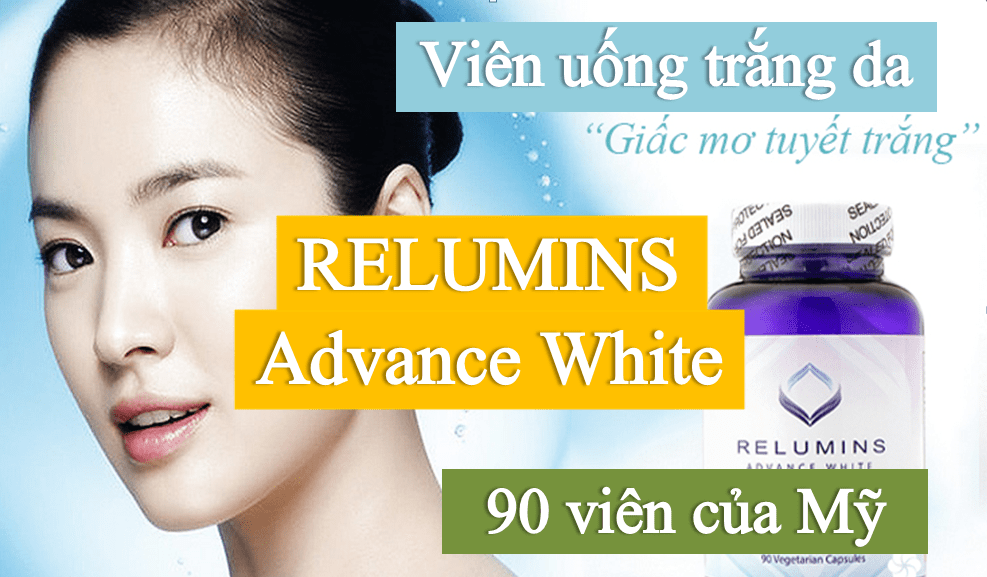 vien-uong-trang-da-relumins-advance-white-90-vien-cua-my Viên Uống Trắng Da Relumins Advance White 1650mg Của Mỹ