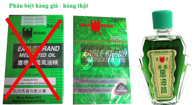 phan-biet-Dau-Gio-Con-o-xanh-tay-tu-My Dầu gió xanh Mỹ hiệu con Ó Eagle Brand Medicated Oil 24ml