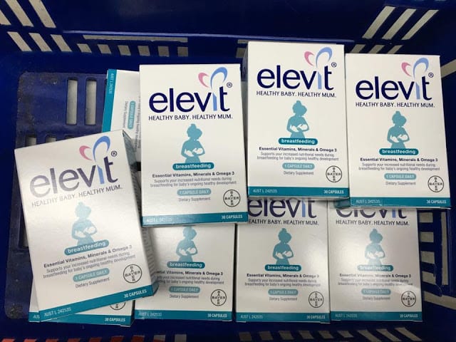 thuoc-bo-elevit-sau-sinh Elevit Breastfeeding – Elevit sau khi sinh – Elevit cho con bú (60 viên)