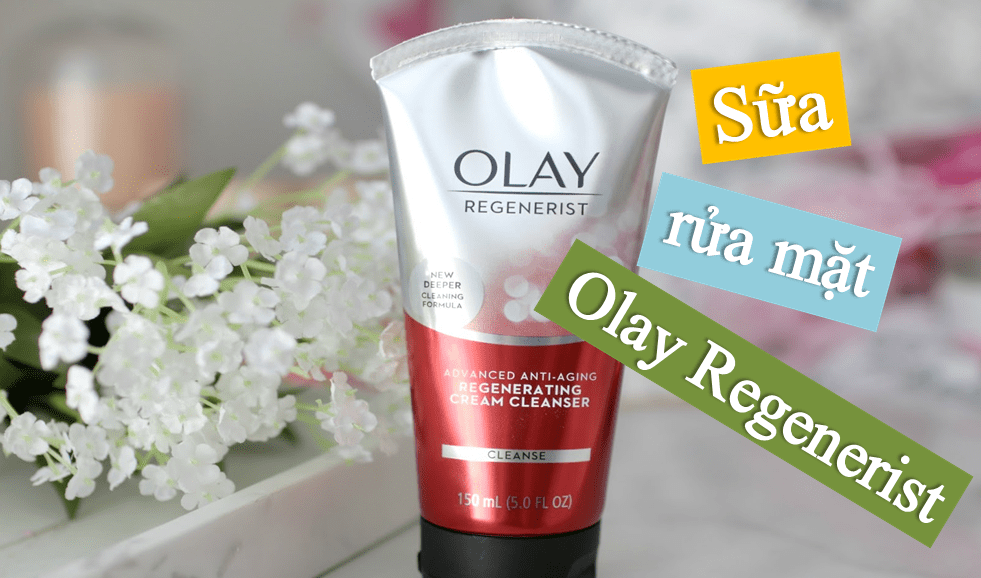 sua-rua-mat-olay-regenerist-1 Sữa Rửa Mặt Olay Regenerating Cream Facial Cleanser - 5 fl oz (150ml)