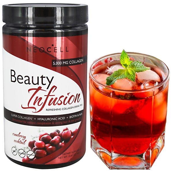 Bot-Collagen-Neocell-Beauty-Infusion-Huong-Cocktail Bột Neocell Collagen Beauty Infusion 6000mg của Mỹ