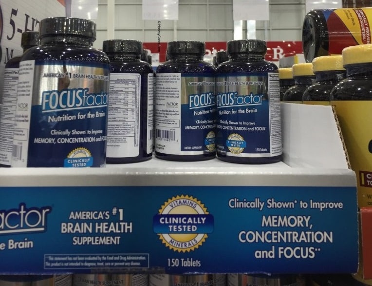 Focus-Factor-Nutrition-Supplement-for-the-Brain-Costco-Price-Panel-1-e1460074455992-1 Thuốc bổ não tăng cường trí nhớ Focus Factor 150 viên của Mỹ