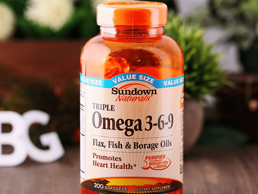 dau-ca-Omega-3-6-9-Sundown-Naturals Viên dầu cá Omega 3-6-9 Sundown Naturals 200 viên của Mỹ
