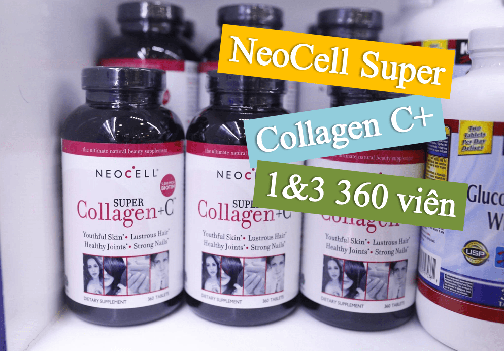 neocell-collagen-c-1-3-360-vien Viên uống chăm sóc da móng tay chân NeoCell Super Collagen +C Type 1&3360 viên