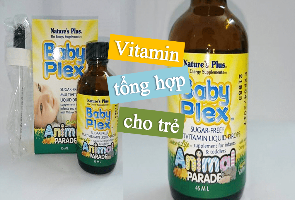 vitamin-tong-hop-cho-tre-baby-plex Vitamin tổng hợp cho trẻ Baby Plex hãng Nature’s Plus dạng nước của Mỹ