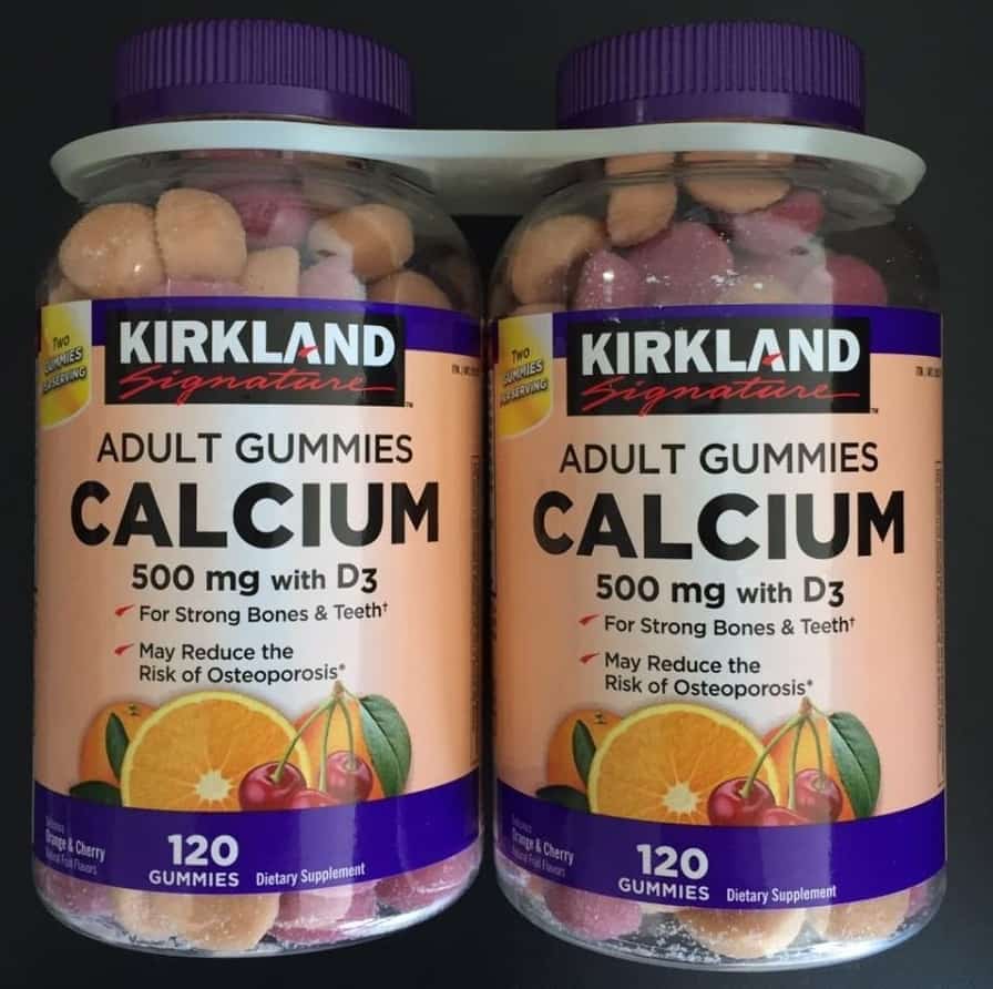 71WAVq3Wj-L._SL1200_ Kẹo dẻo bổ sung Canxi và Vitamin D Calcium D3 500mg Kirkland
