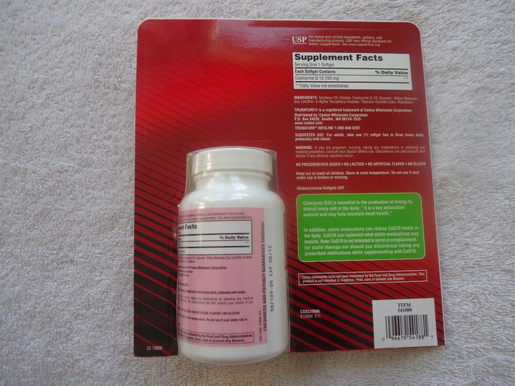 Coenzyme-CoQ10-100-mg-hộp-150viên-1024x768 Thuốc bổ Tim Mạch Trunature CoQ10 200 viên của Mỹ