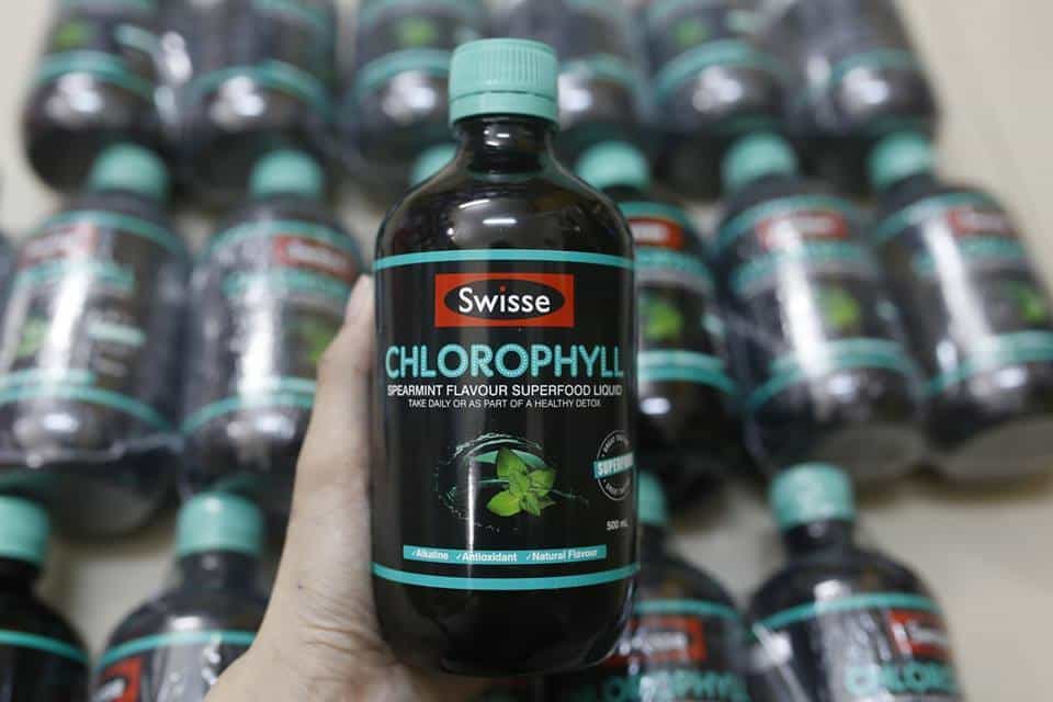 Swisse-Chlorophyll-Spearmint-2 Nước diệp lục Swisse Chlorophyll Spearmint 500ml vị bạc hà
