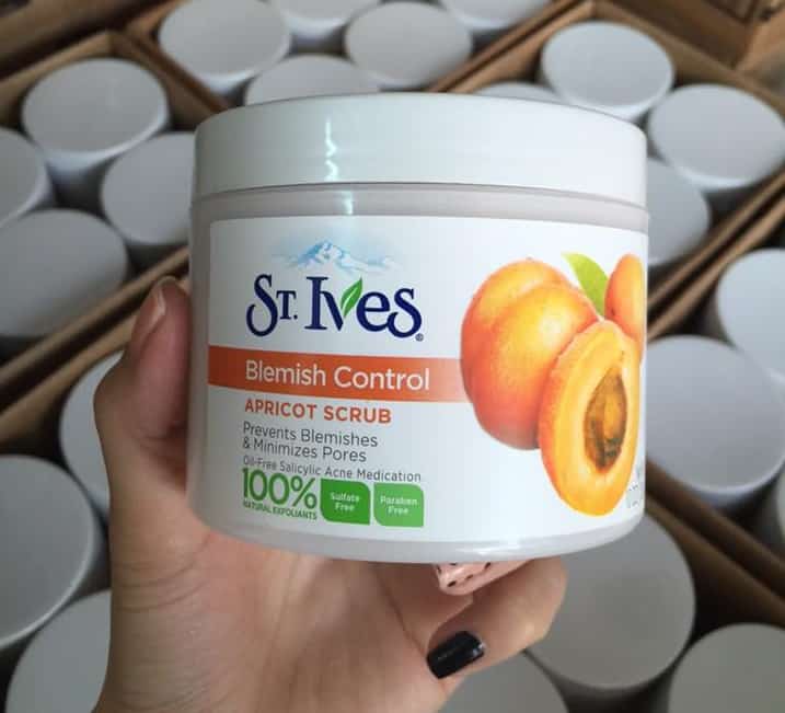 12790993_798212423644772_8730239143295281782_n Kem tẩy da chết St Ives Blemish Control Apricot Scrub 283g của Mỹ