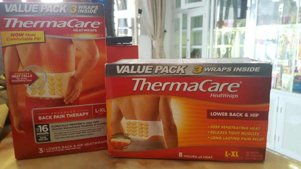 20161107_095958_resized-1024x576 Miếng dán nhiệt Thermacare Heatwraps Neck Pain Therapy của Mỹ