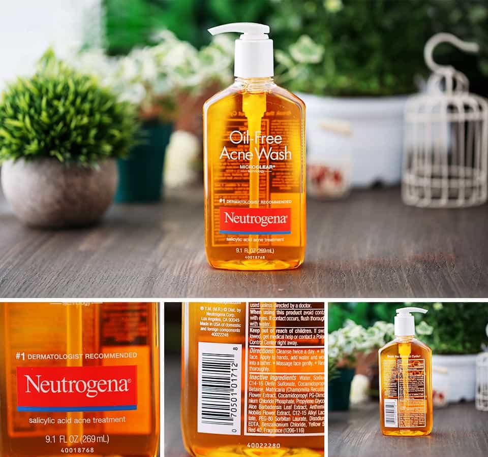 211 Sữa rửa mặt NEUTROGENA OIL FREE ACNE WASH 125 ml