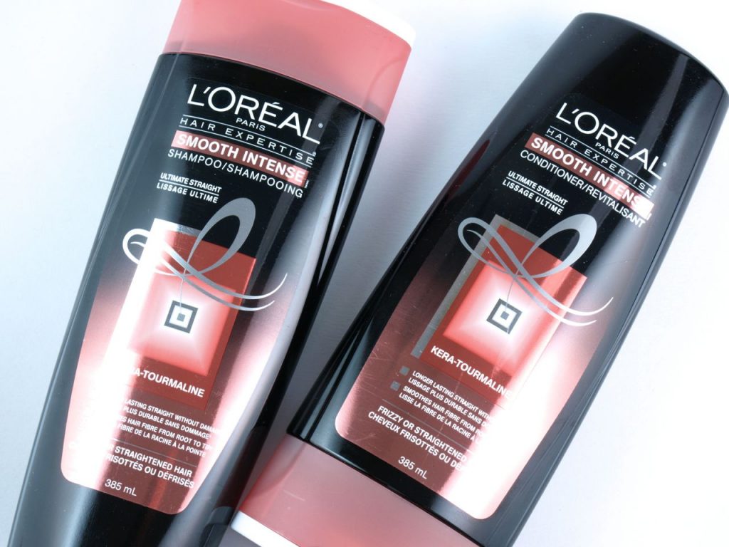 loreal-smooth-intense-ultimate-straight-shampoo-conditioner-balm-review-1-1024x768 Bộ dầu gội và xả Loreal Smooth Intense 375ml x 2 của Mỹ
