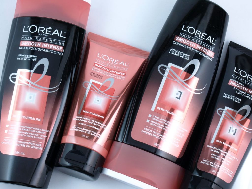 loreal-smooth-intense-ultimate-straight-shampoo-conditioner-balm-review-1024x768 Bộ dầu gội và xả Loreal Smooth Intense 375ml x 2 của Mỹ