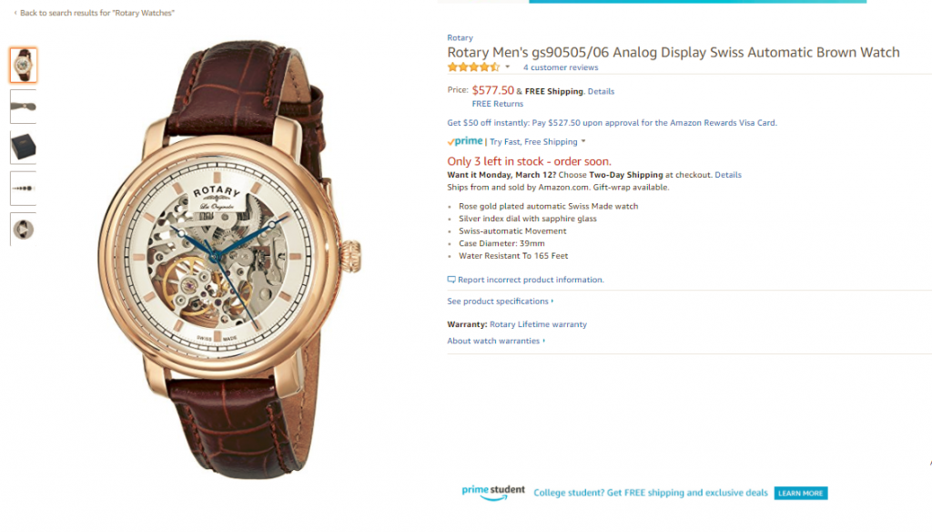 Lịch sử thương hiệu đồng hồ Rotary Watches đến từ Thụy Sỹ