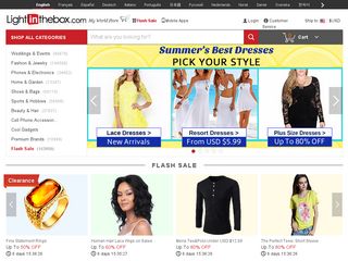 httpwwwlightintheboxcom Online Shopping Websites